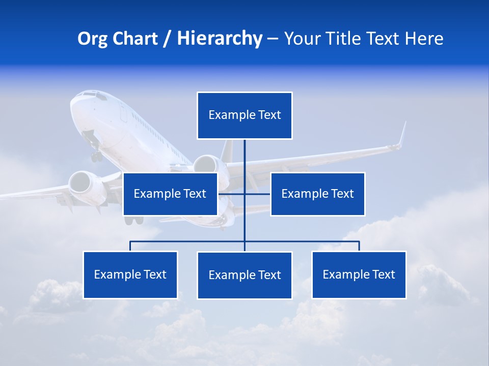 Travel Flying Aeroplane PowerPoint Template