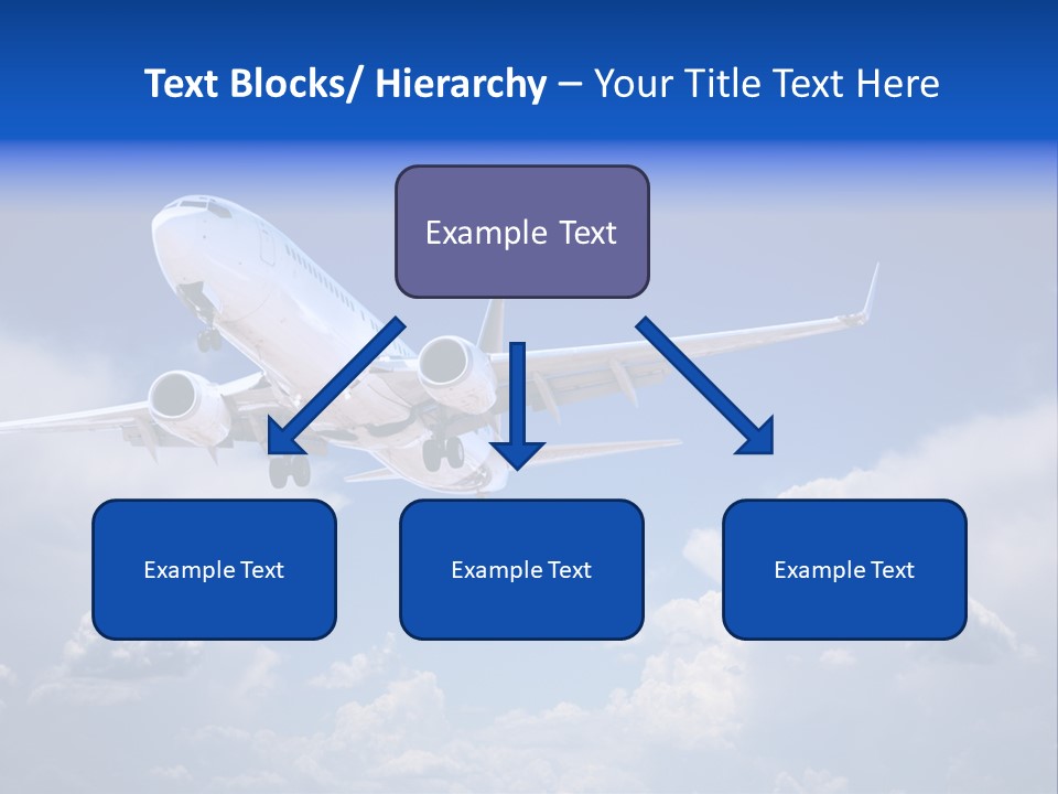 Travel Flying Aeroplane PowerPoint Template