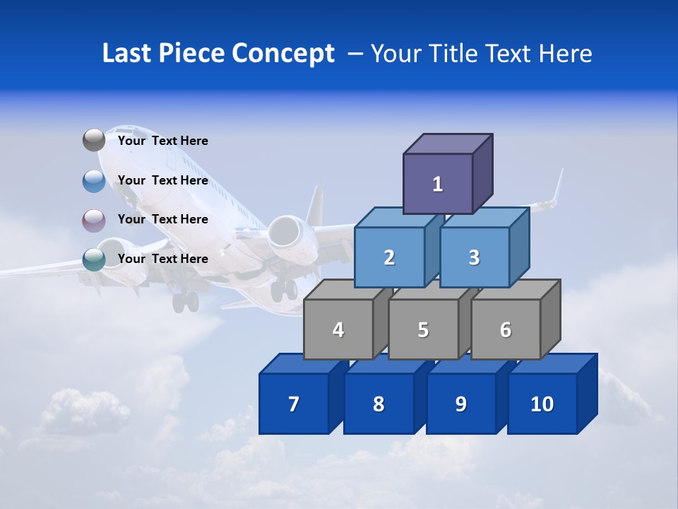 Travel Flying Aeroplane PowerPoint Template