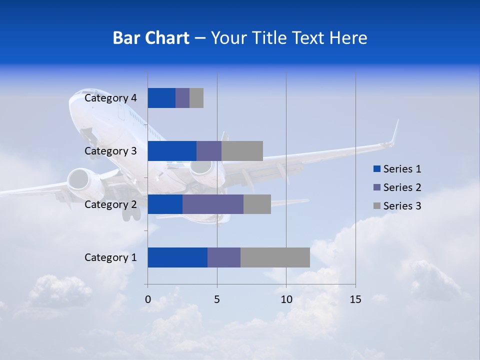 Travel Flying Aeroplane PowerPoint Template