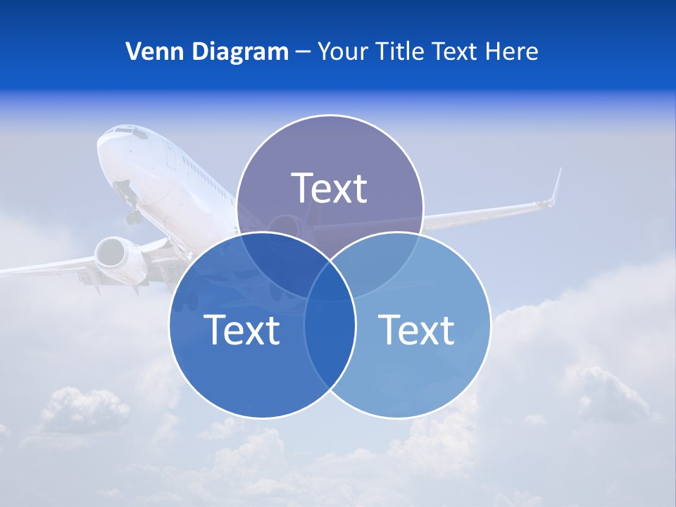 Travel Flying Aeroplane PowerPoint Template