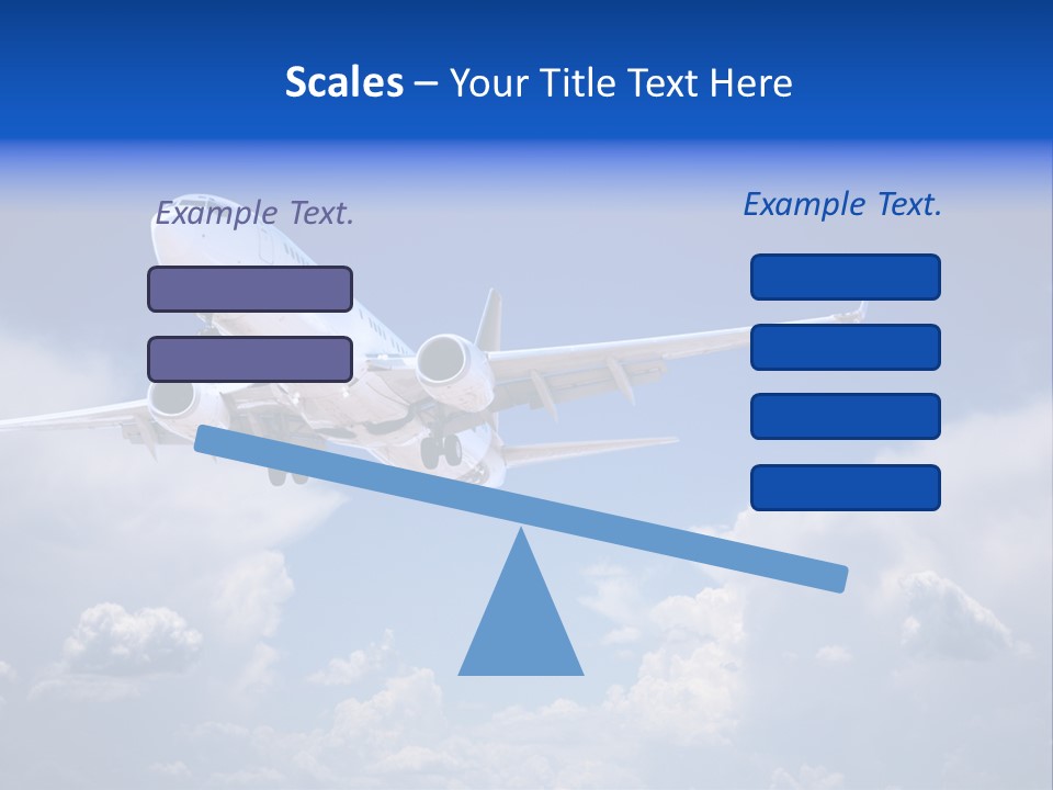 Travel Flying Aeroplane PowerPoint Template