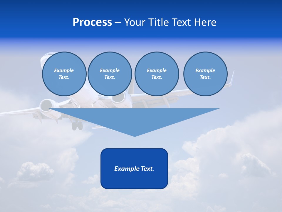 Travel Flying Aeroplane PowerPoint Template