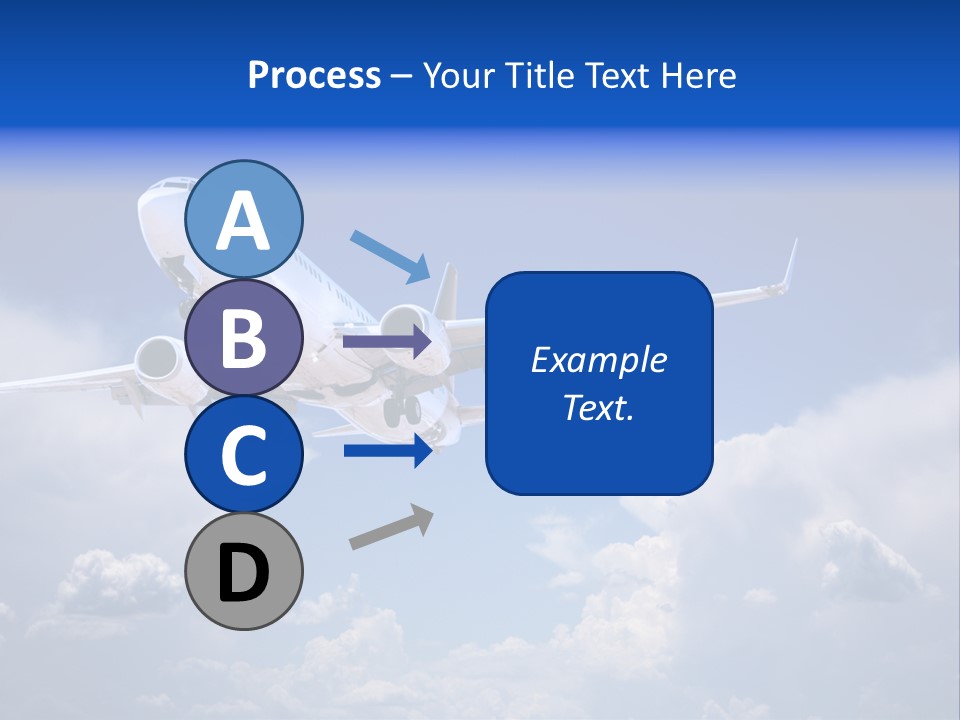 Travel Flying Aeroplane PowerPoint Template