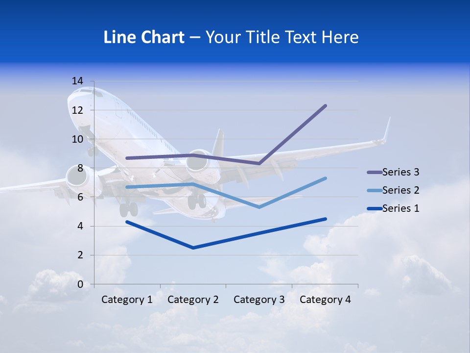 Travel Flying Aeroplane PowerPoint Template
