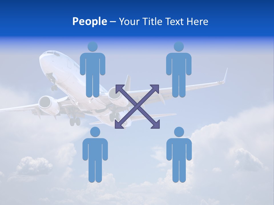 Travel Flying Aeroplane PowerPoint Template