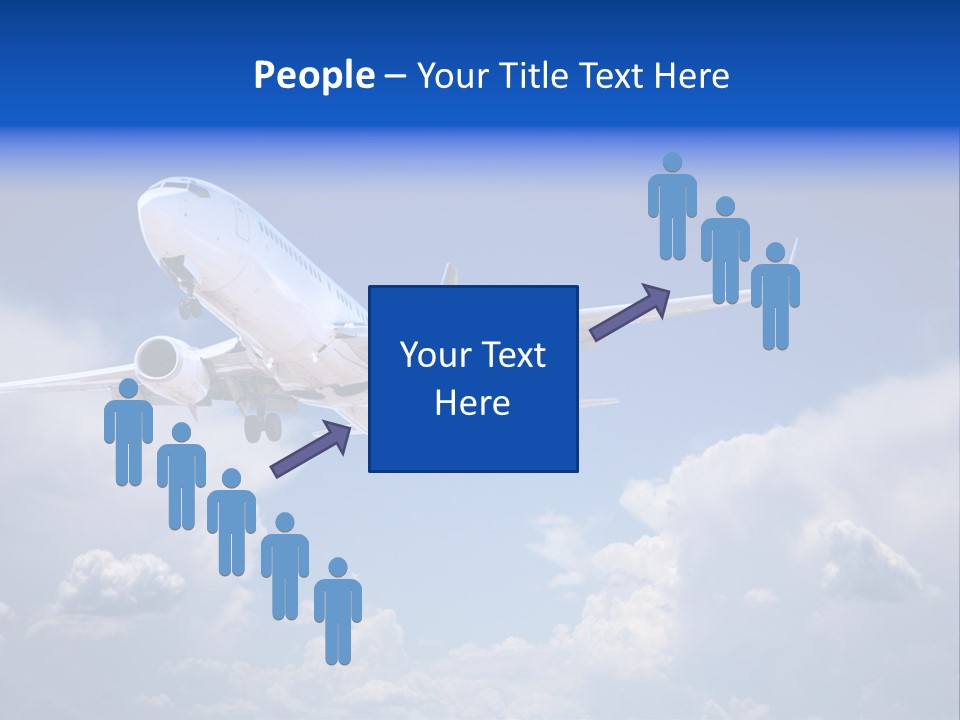 Travel Flying Aeroplane PowerPoint Template