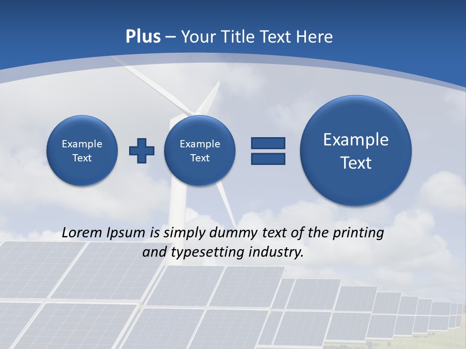 Electricity Innovation Climate PowerPoint Template