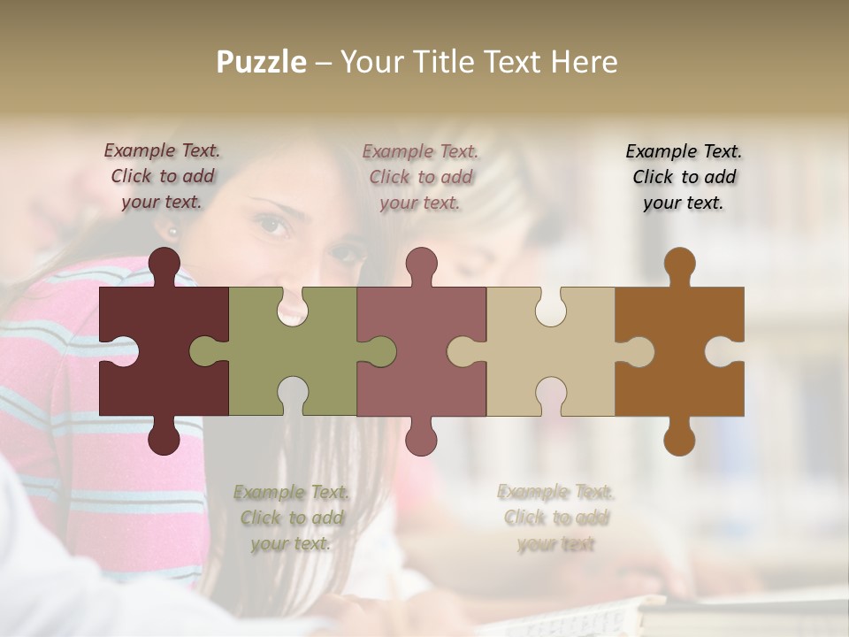 Lifestyle College Young PowerPoint Template