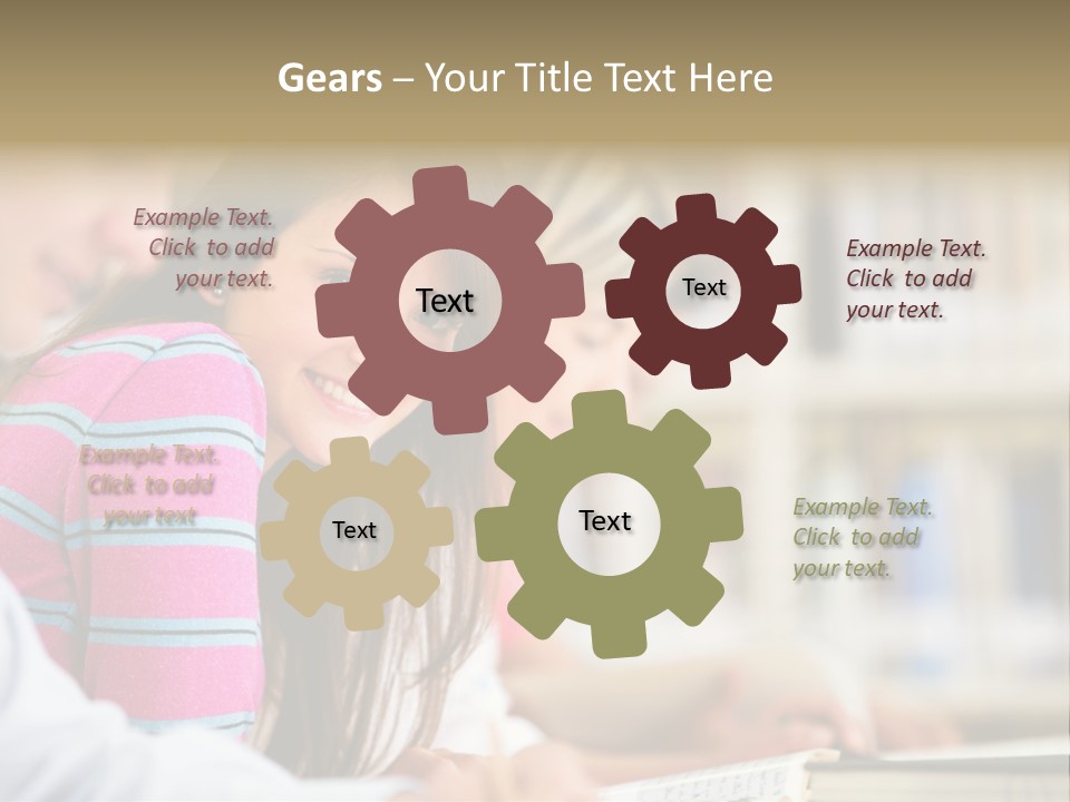 Lifestyle College Young PowerPoint Template