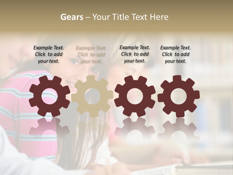 Lifestyle College Young PowerPoint Template