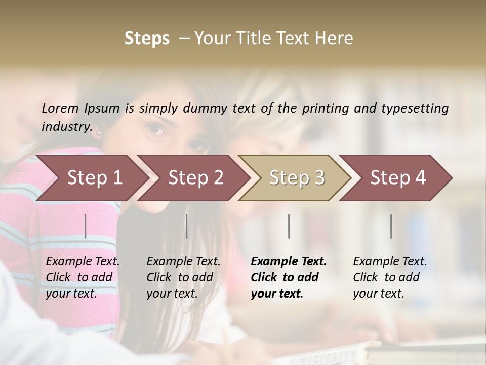 Lifestyle College Young PowerPoint Template
