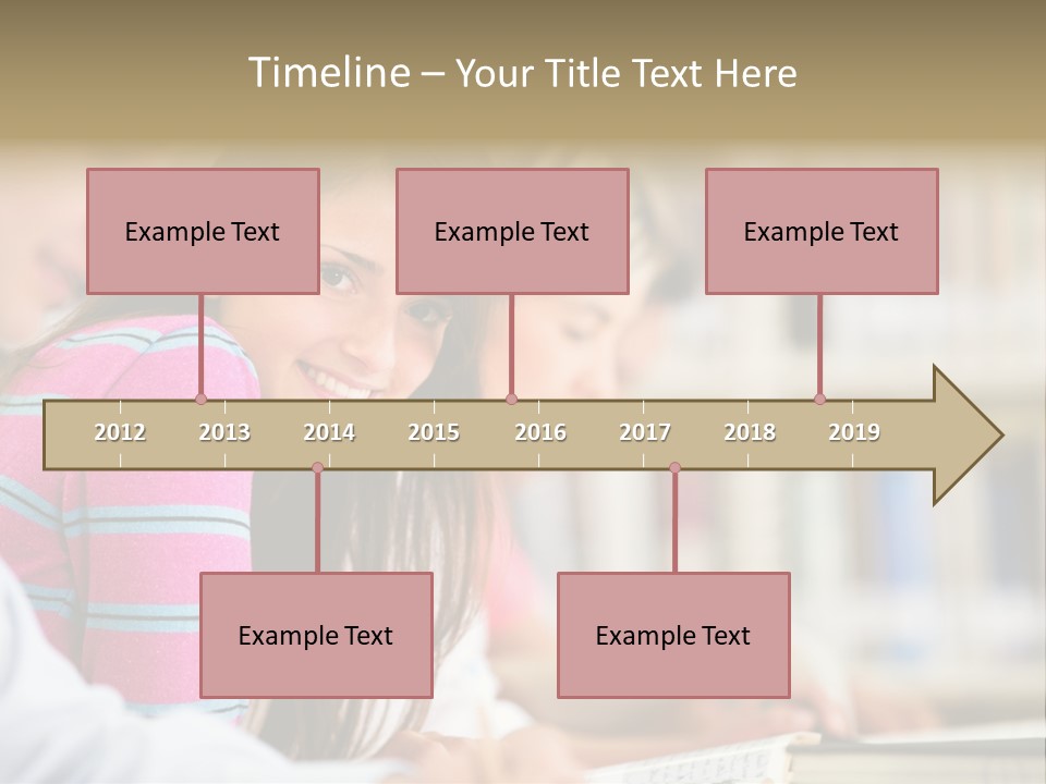Lifestyle College Young PowerPoint Template