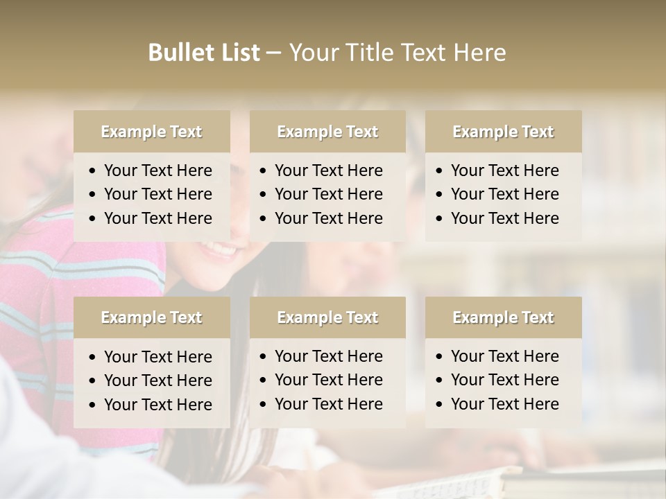 Lifestyle College Young PowerPoint Template