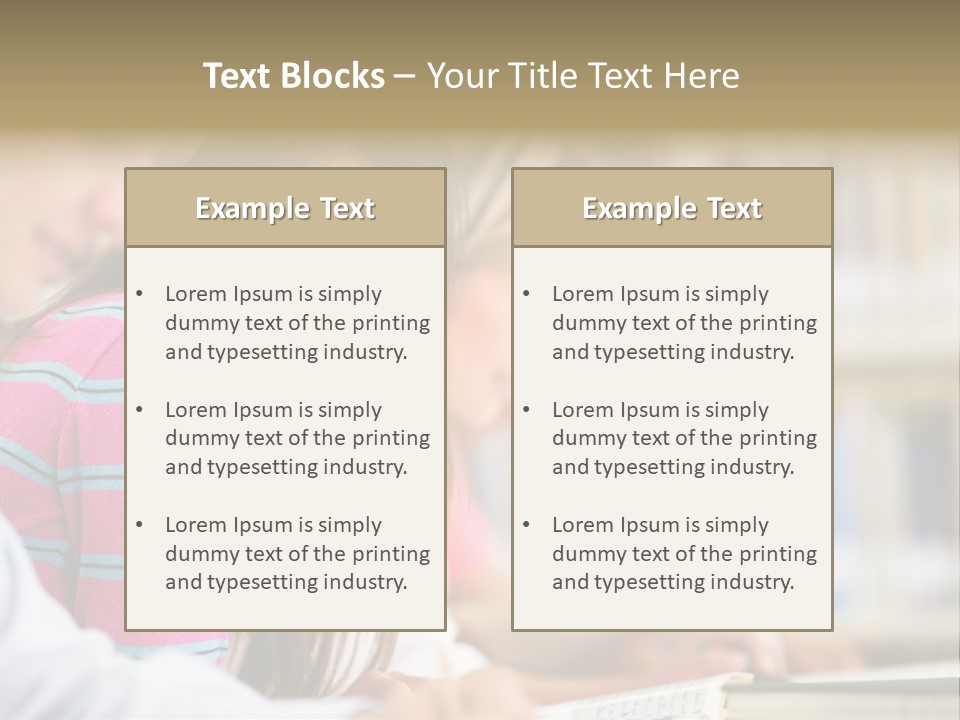 Lifestyle College Young PowerPoint Template