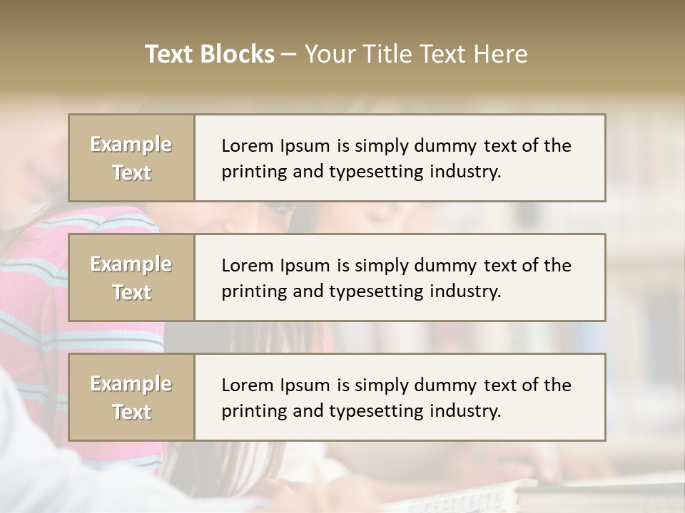 Lifestyle College Young PowerPoint Template