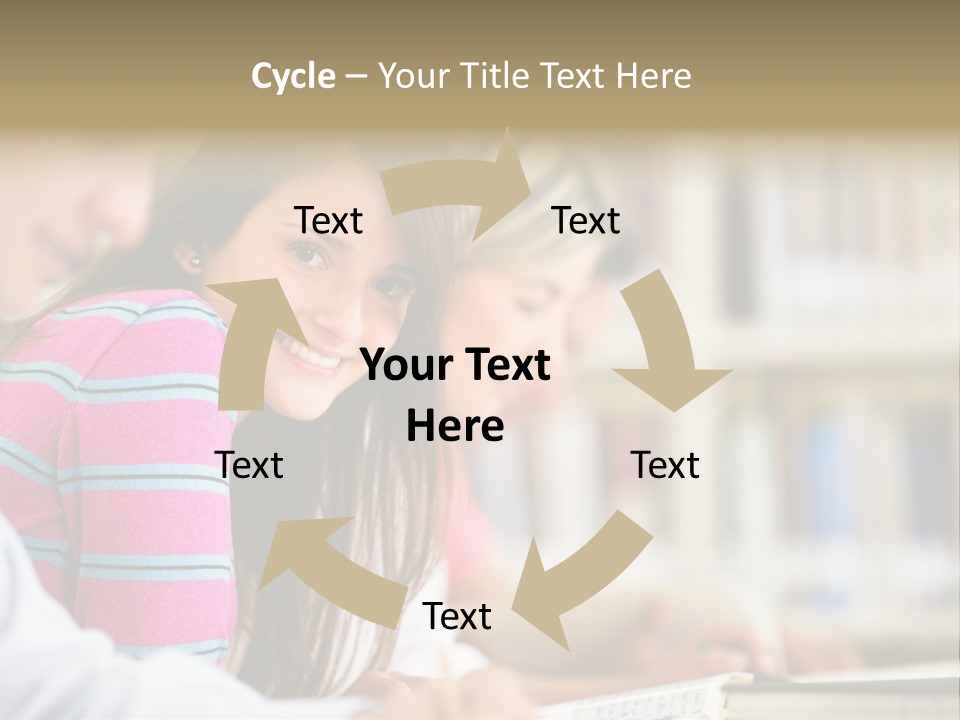 Lifestyle College Young PowerPoint Template