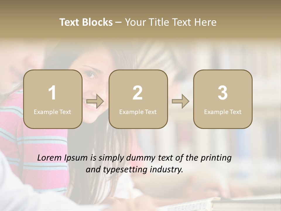 Lifestyle College Young PowerPoint Template