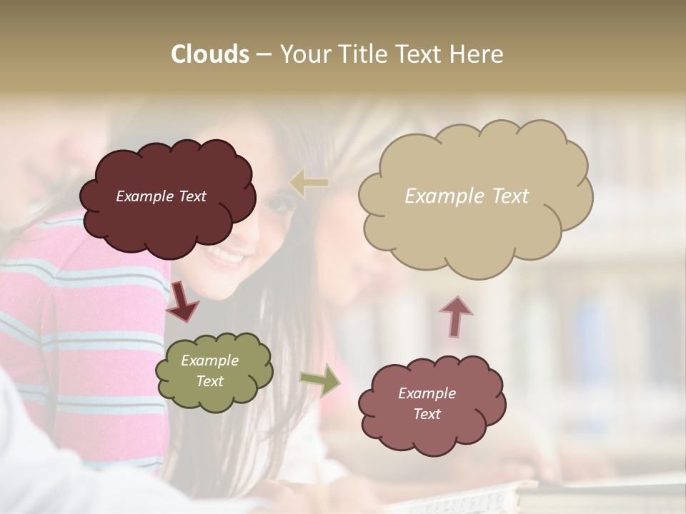 Lifestyle College Young PowerPoint Template