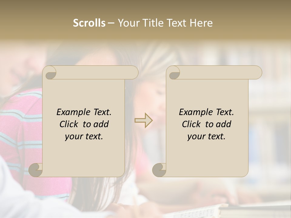 Lifestyle College Young PowerPoint Template