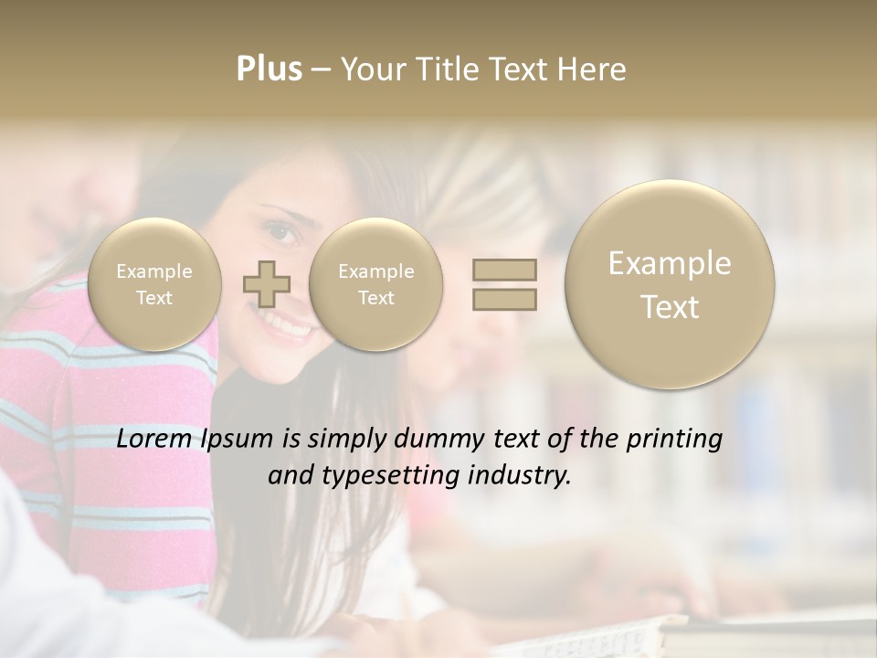 Lifestyle College Young PowerPoint Template