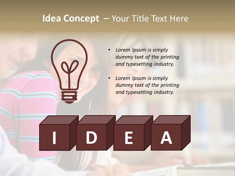 Lifestyle College Young PowerPoint Template