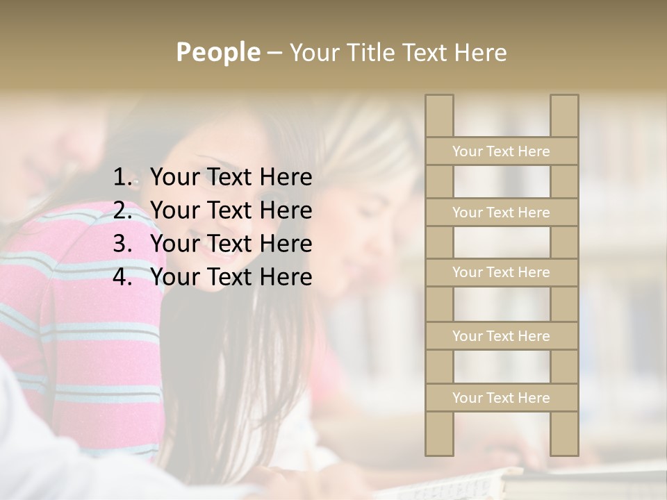 Lifestyle College Young PowerPoint Template
