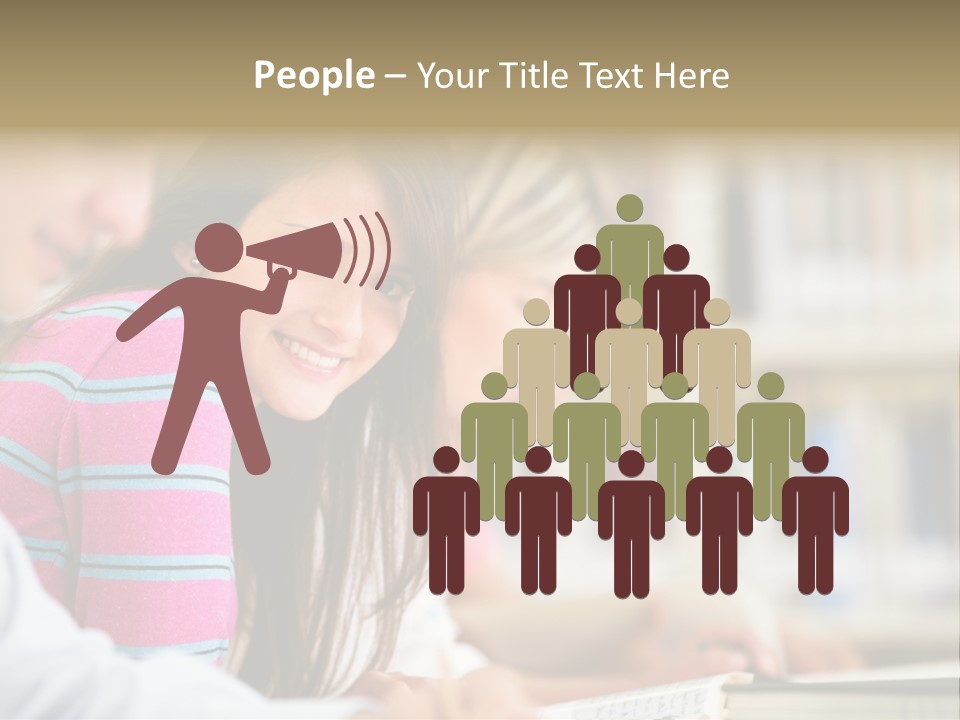 Lifestyle College Young PowerPoint Template