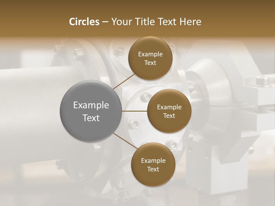 Graphic Steel Machine PowerPoint Template