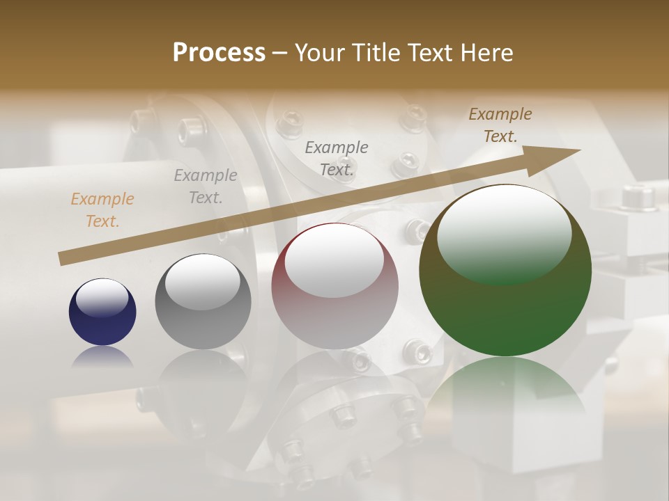 Graphic Steel Machine PowerPoint Template