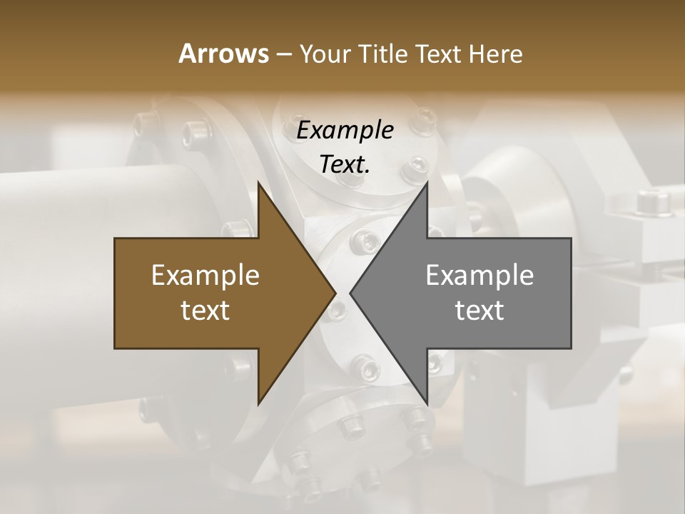 Graphic Steel Machine PowerPoint Template