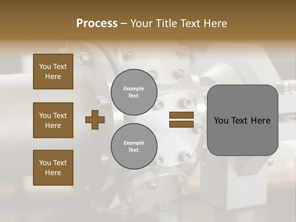 Graphic Steel Machine PowerPoint Template