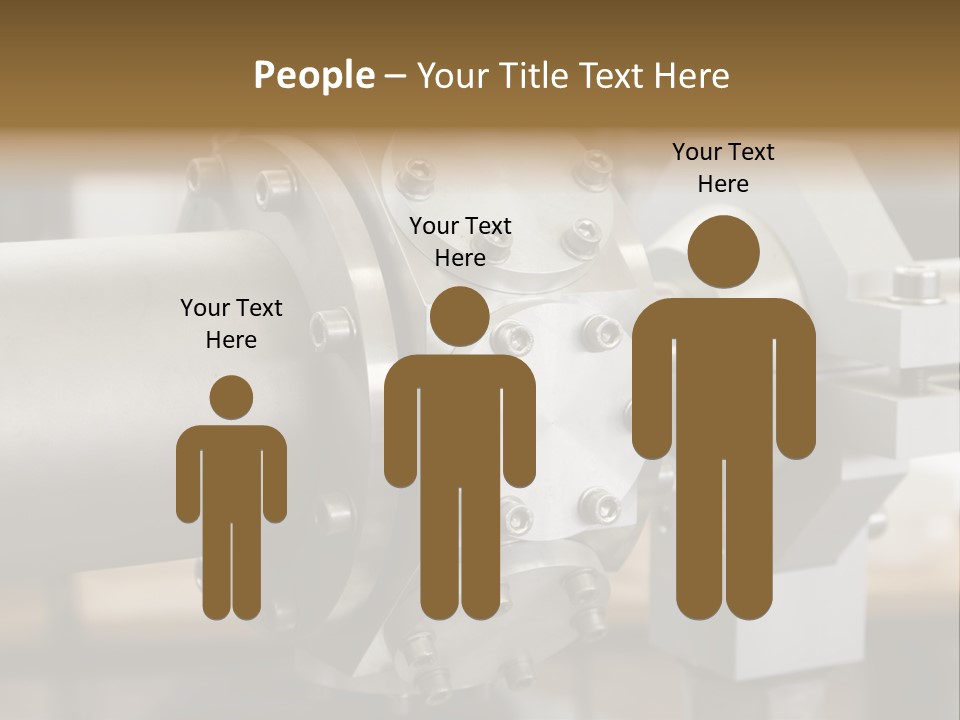 Graphic Steel Machine PowerPoint Template