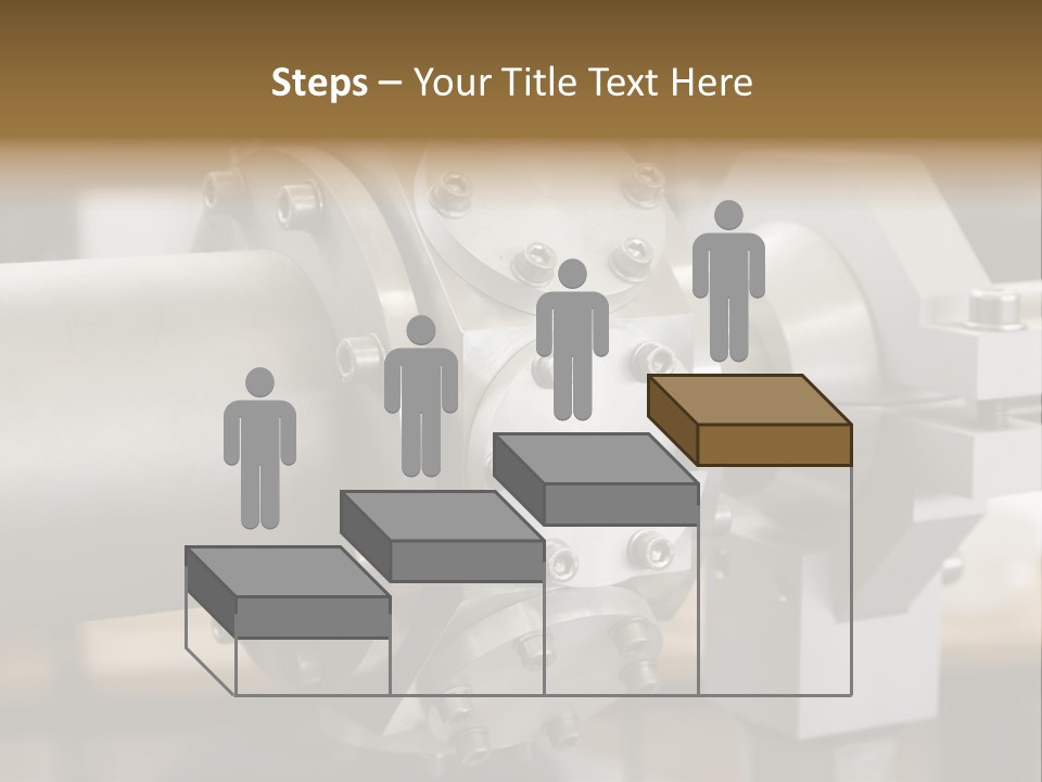 Graphic Steel Machine PowerPoint Template