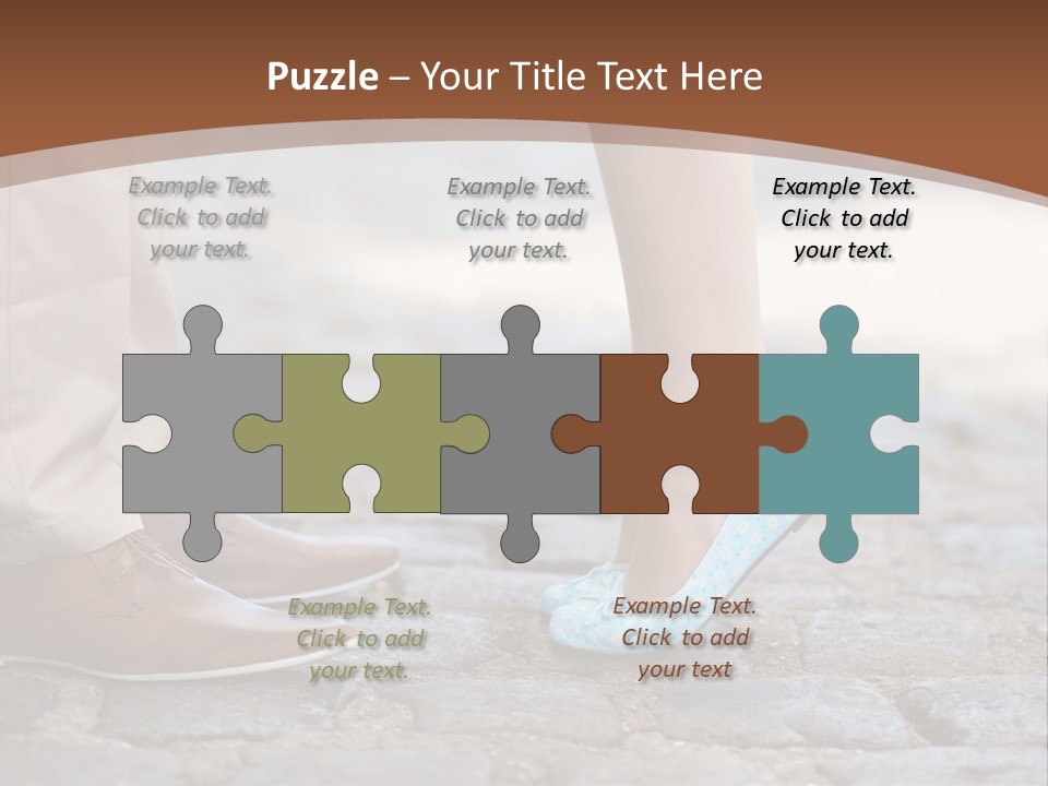 Heteroual Caucasian Romance PowerPoint Template