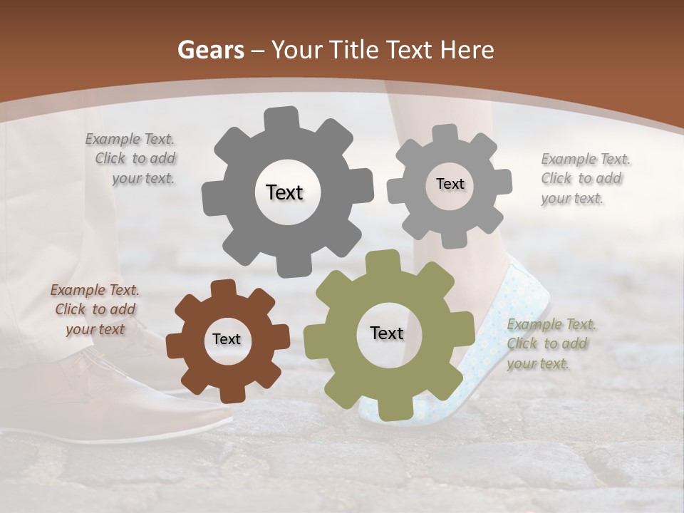 Heteroual Caucasian Romance PowerPoint Template