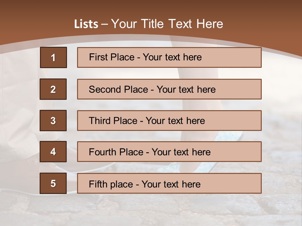 Heteroual Caucasian Romance PowerPoint Template