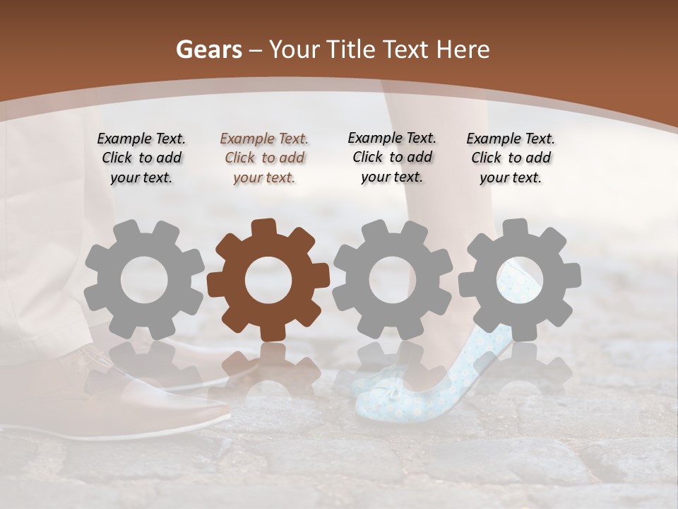 Heteroual Caucasian Romance PowerPoint Template