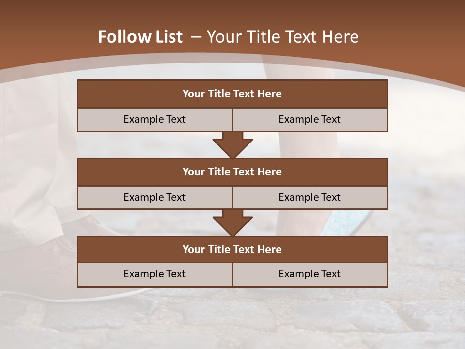 Heteroual Caucasian Romance PowerPoint Template