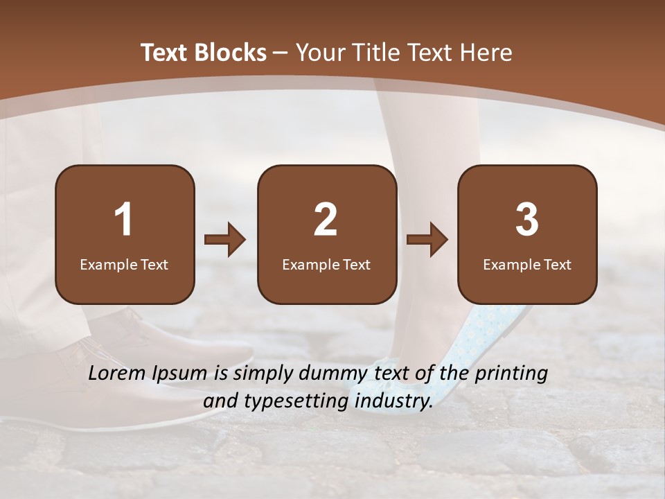 Heteroual Caucasian Romance PowerPoint Template