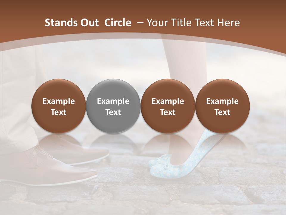 Heteroual Caucasian Romance PowerPoint Template