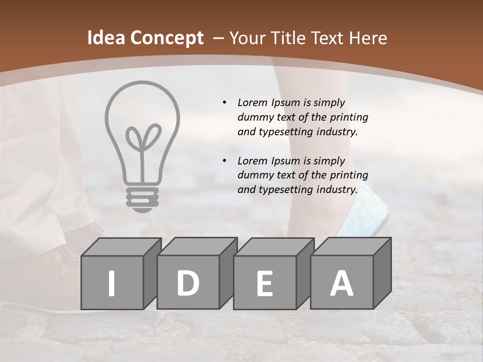 Heteroual Caucasian Romance PowerPoint Template