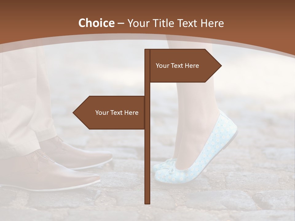 Heteroual Caucasian Romance PowerPoint Template