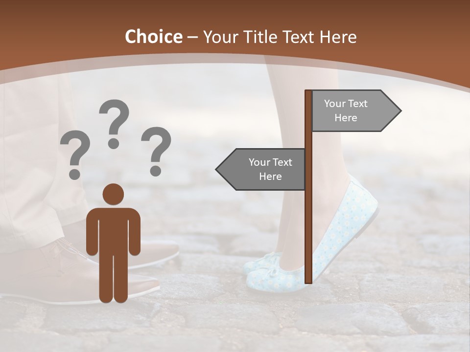 Heteroual Caucasian Romance PowerPoint Template