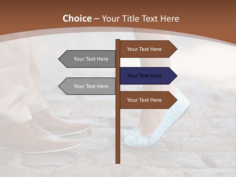 Heteroual Caucasian Romance PowerPoint Template