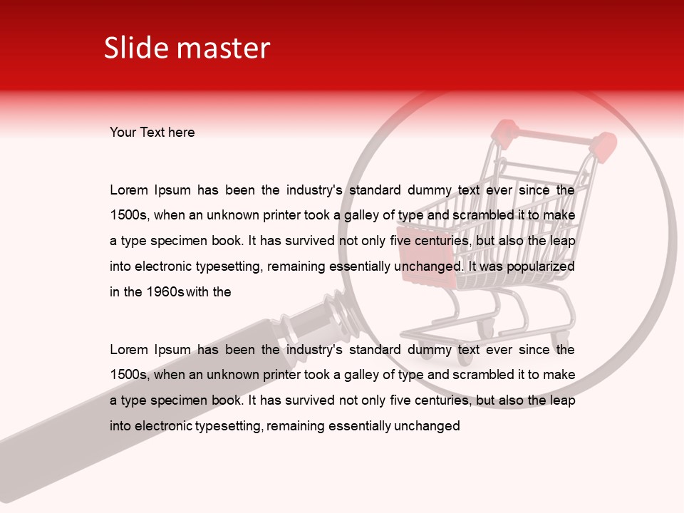 Buyer Interest Magnifier PowerPoint Template
