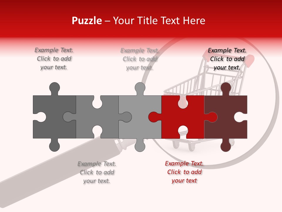 Buyer Interest Magnifier PowerPoint Template