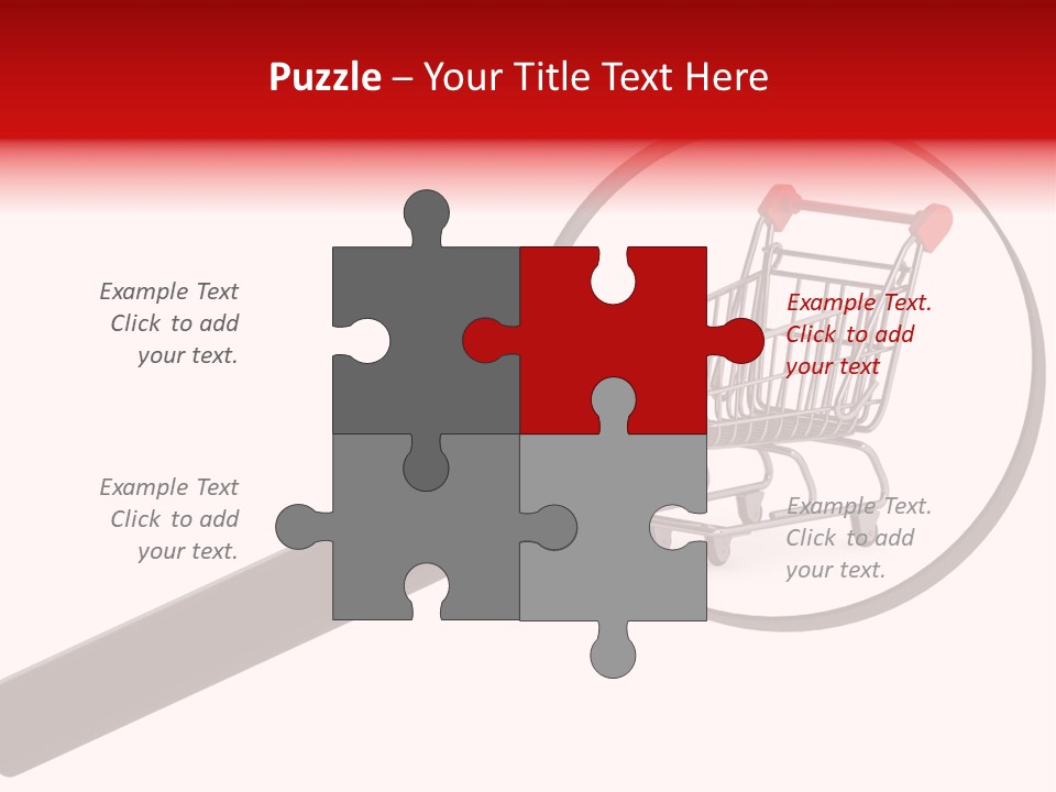 Buyer Interest Magnifier PowerPoint Template