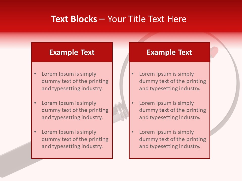 Buyer Interest Magnifier PowerPoint Template