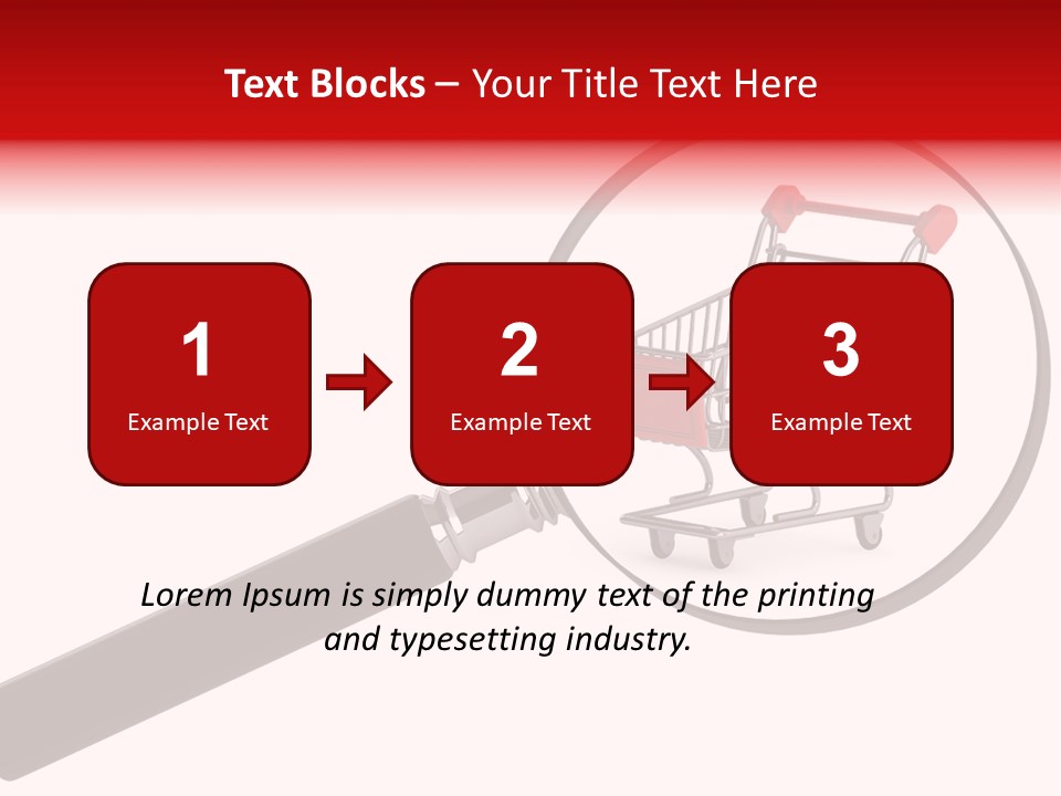 Buyer Interest Magnifier PowerPoint Template